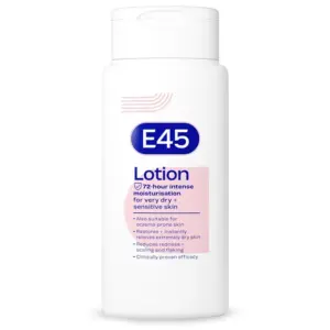 E45 Dermatological Moisturising Lotion - 200ml, Unscented